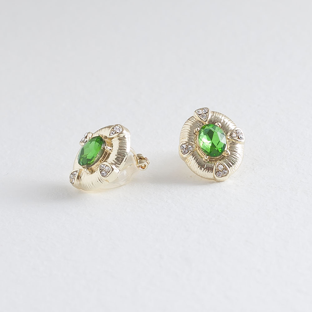 vintage-green-earrings
