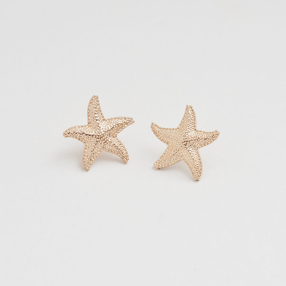 Starfish Gold Earrings