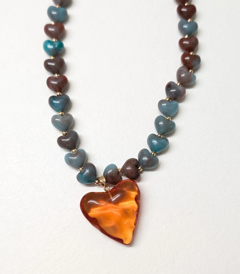 Color Block Romance Necklace