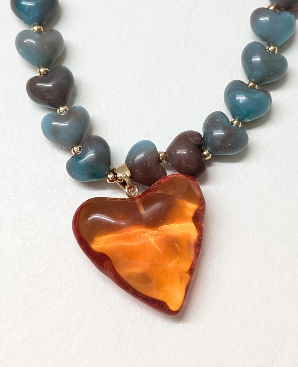 Color Block Romance Necklace