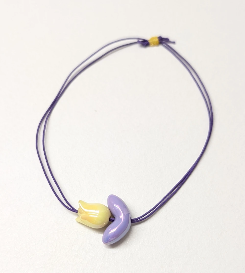 Violet Sunshine tulip bracelet