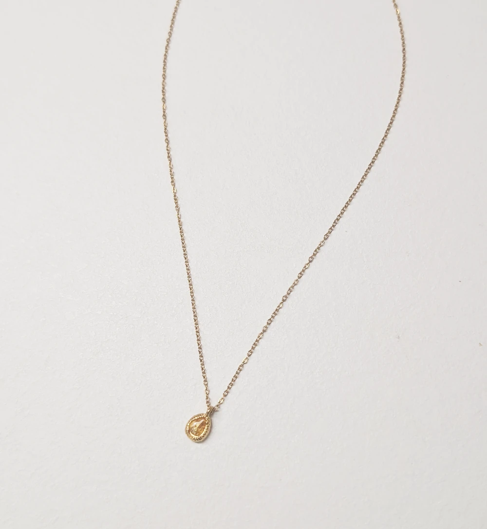 Golden Drop Necklace