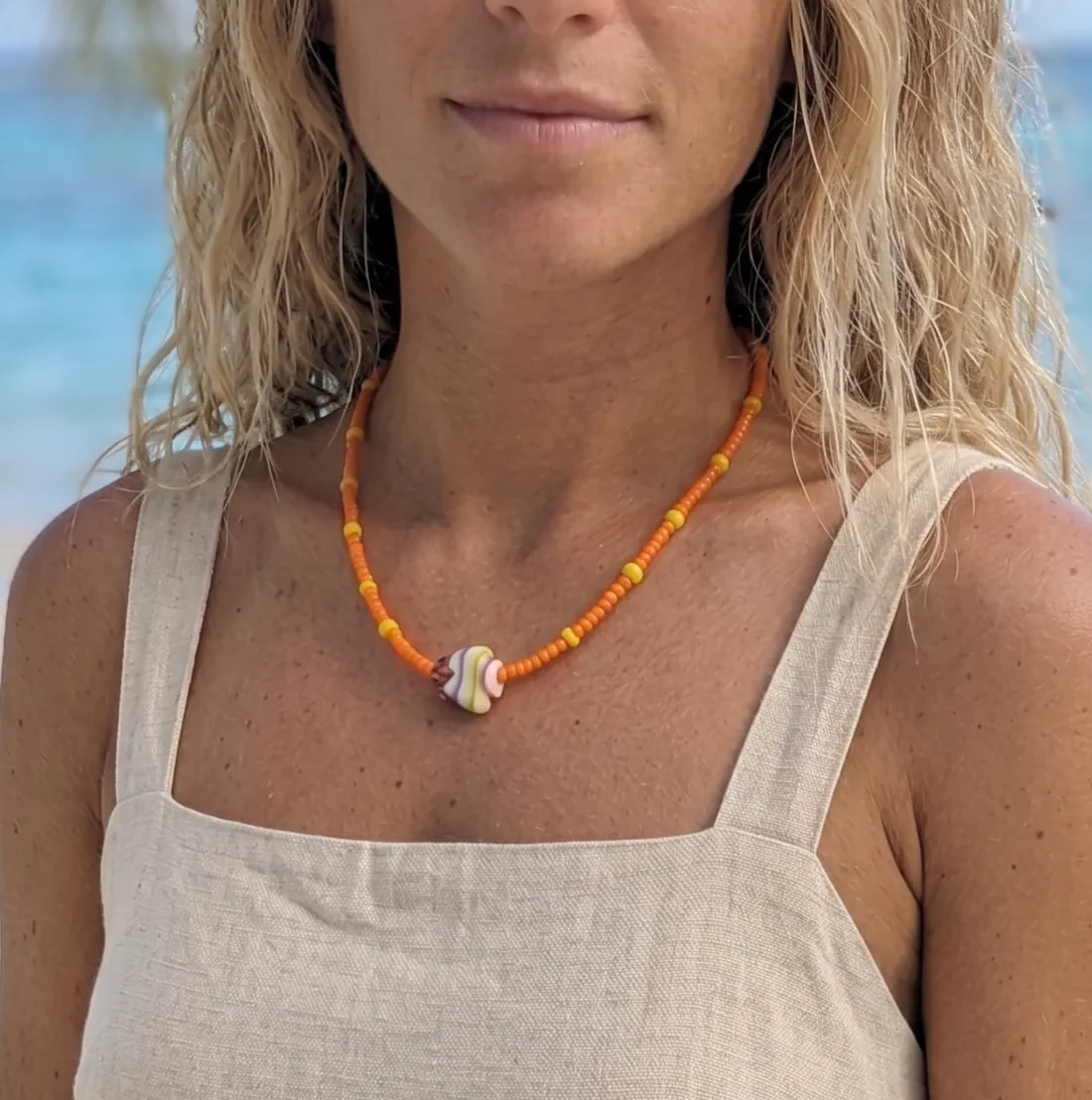 Tropicana Fish necklace