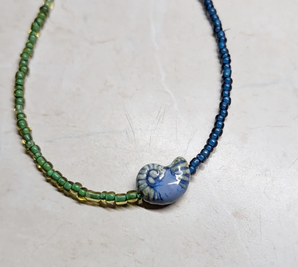 Earth & Sea Nautilus necklace